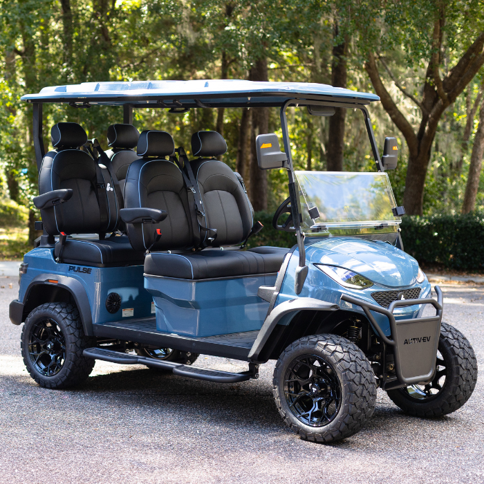 ActivEV Pulse 4 passenger lifted golf cart