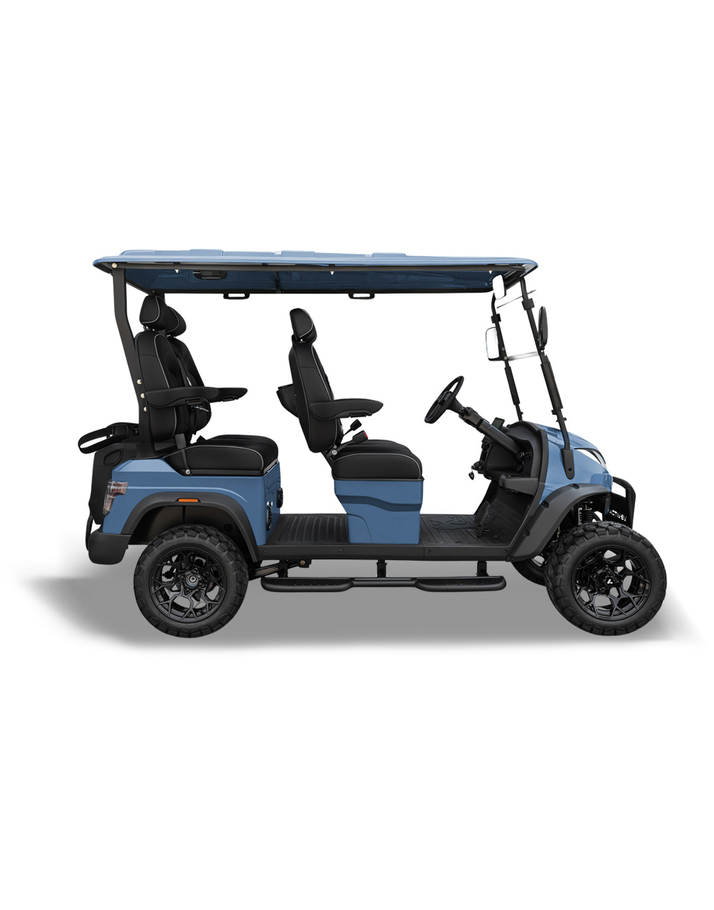 ActivEV Pulse 4 passenger lifted forward facing golf cart
